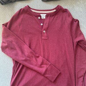Puremeso Everyday Henley - Red
